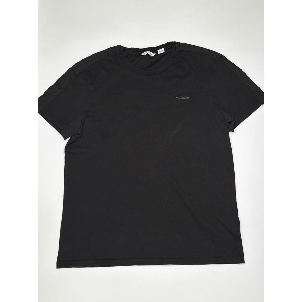 Calvin Klein Mens Black Crew Neck Short Sleeve T Shirt Size Medium
